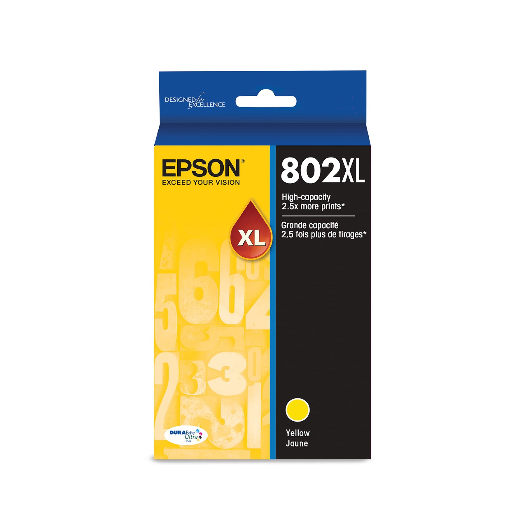 New, Pre-Owned - Epson 802XL Yellow High Yield Ink Cartridge