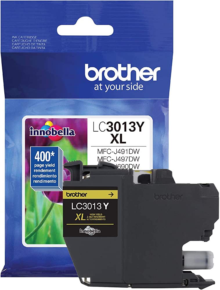 New, Pre-Owned - Brother LC3013XL Yellow Ink Cartridge