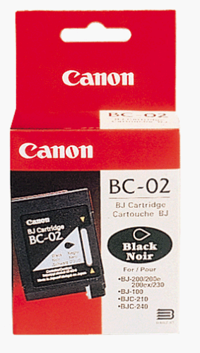 New, Pre-Owned - Canon BC-02 Black Ink Cartridge