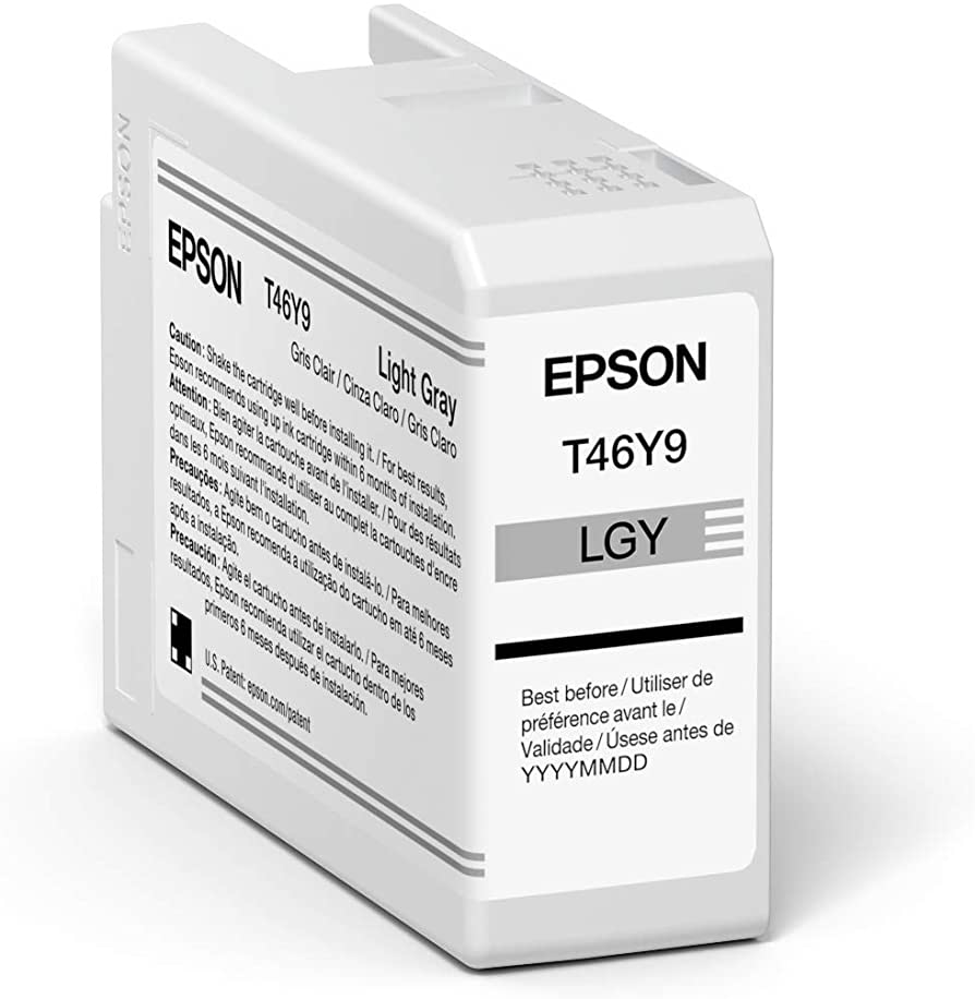New, Pre-Owned - Epson T46Y9 Light Gray Standard Yield Ink Cartridge