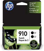 New, Pre-Owned - HP 910 (3JB40AN) Black Standard Yield Ink Cartridge-2 Pack