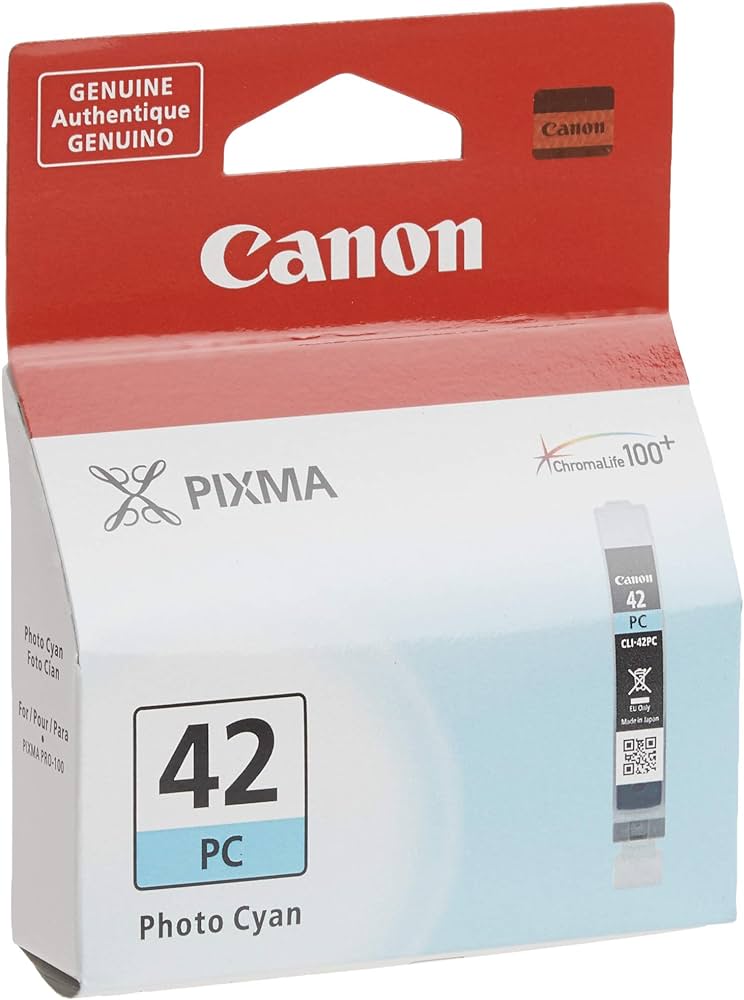 New, Pre-Owned - Canon CLI-42 Photo Cyan Ink Tank