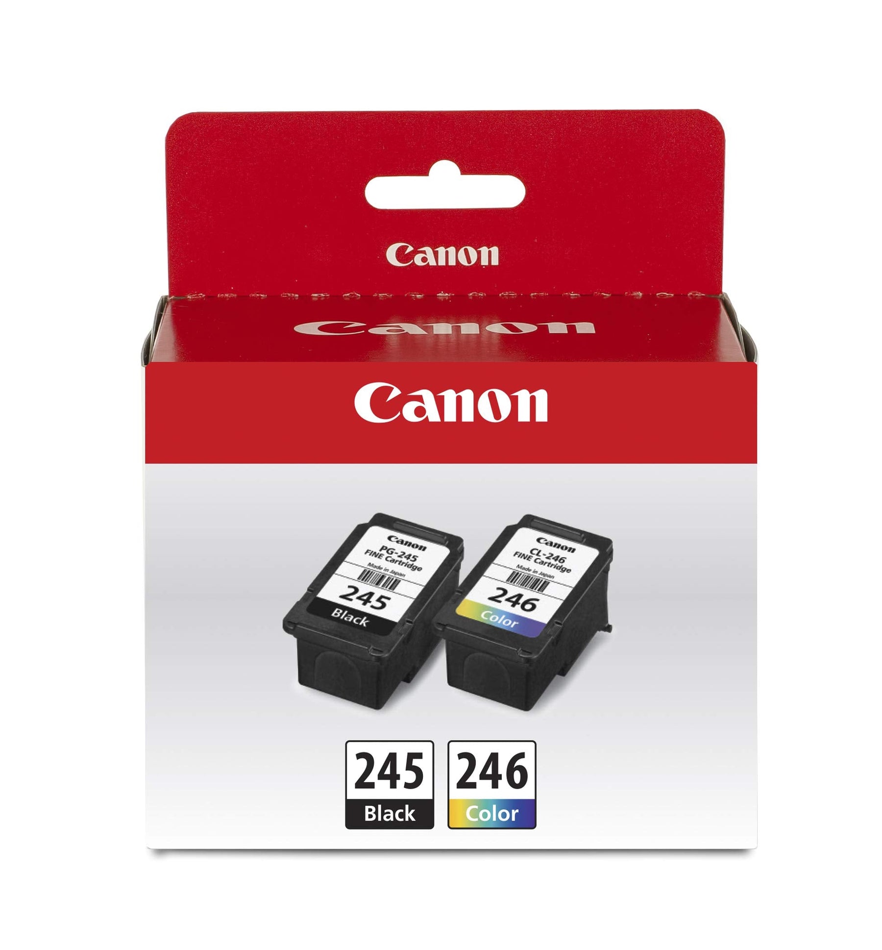 New, Pre-Owned - Canon PG-245 & CL-246 Black & Color Ink Cartridge