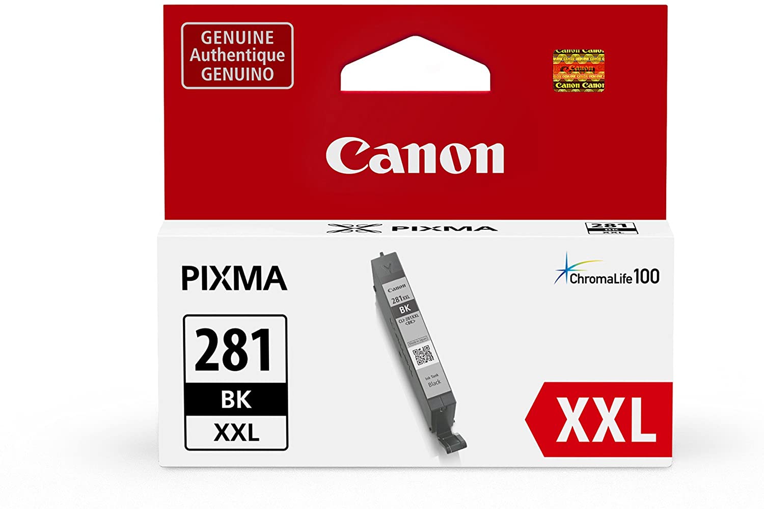New, Pre-Owned - Canon CLI-281XXL Extra High Yield Black Ink Cartridge