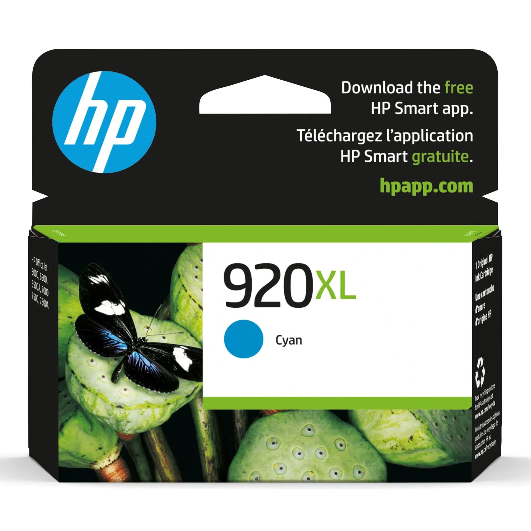 New, Pre-Owned - HP New, Pre-Owned - 920XL (CD972AN) Cyan Ink Cartridge