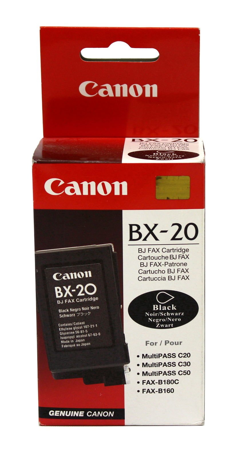 New, Pre-Owned - Canon BX-20 Black Ink Cartridge