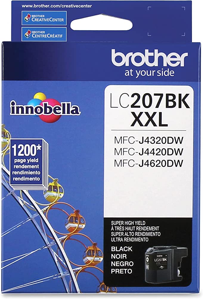 New, Pre-Owned - Brother LC207XXL Extra High Yield Black Ink Cartridge