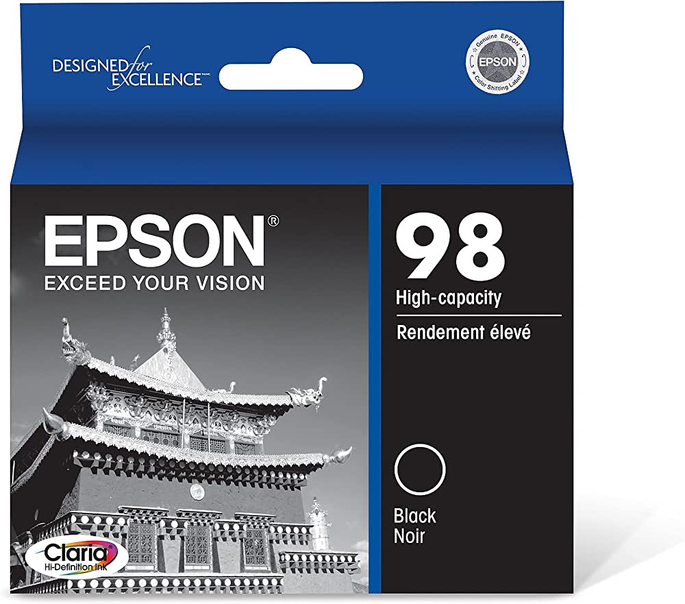 New, Pre-Owned - Epson 98 Black ( T0981 ) Ink Cartridge