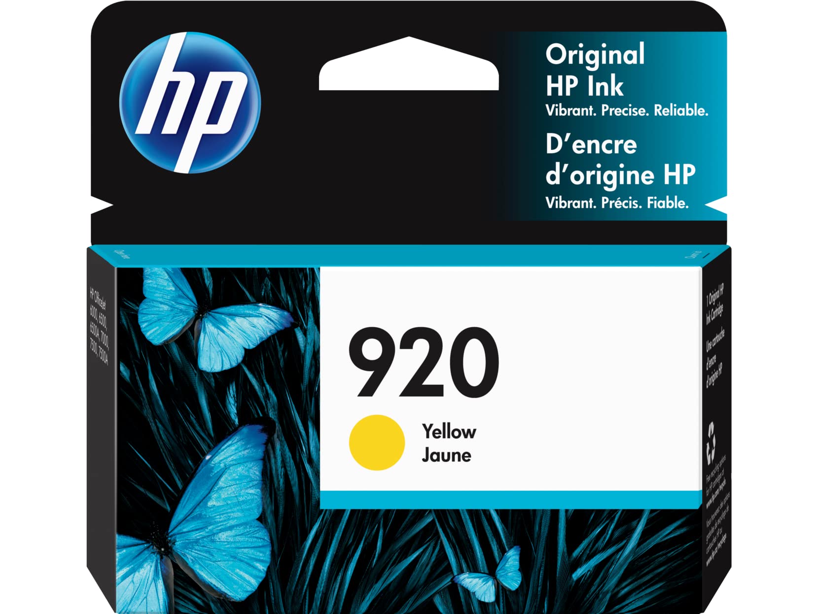New, Pre-Owned - HP 920 (CH636AN) Yellow Ink Cartridge