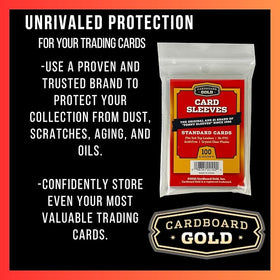 Cardboard Gold Penny Sleeves 100 ct
