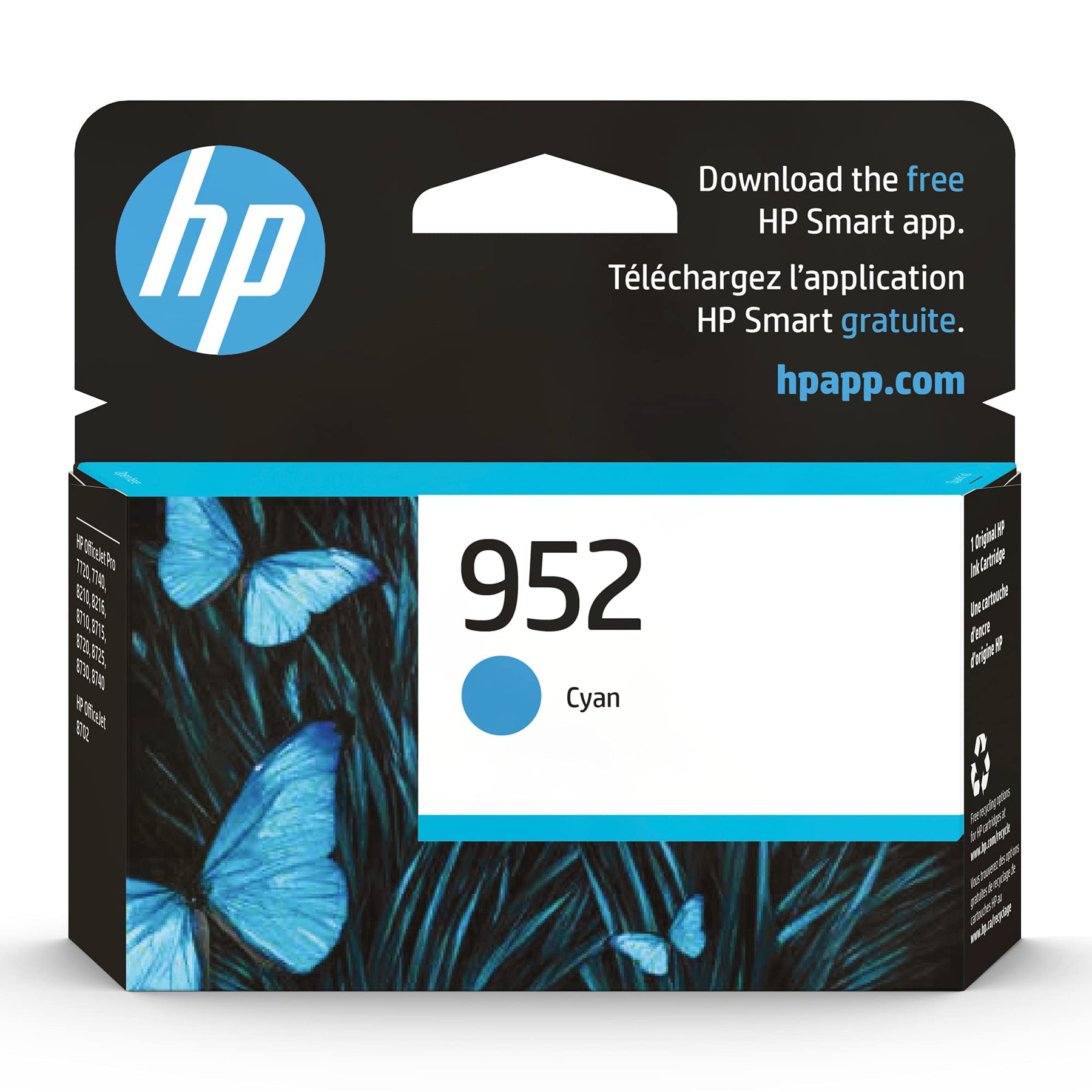 New, Pre-Owned - HP 952 (L0S49AN) Cyan Ink Cartridge