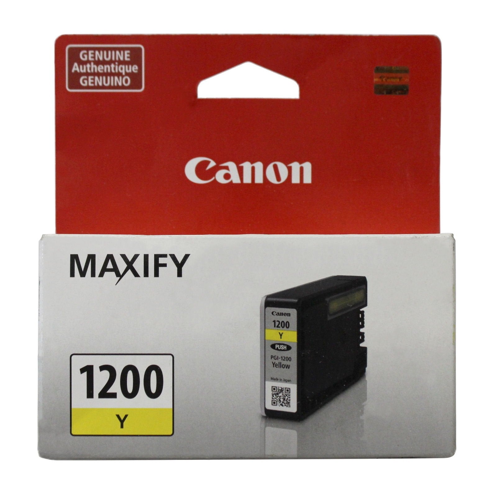 New, Pre-Owned - Canon PGI-1200 Standard Yield Yellow Ink Cartridge