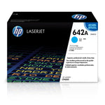 New, Pre-Owned - HP 642A High Yield Cyan LaserJet Toner Cartridge, CB401A
