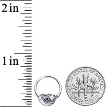16G 3/8 Sweet Smiling Whale Hinged Segment Ring