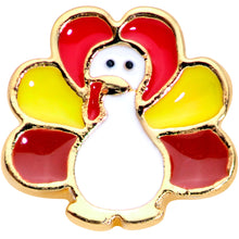16G 1/4 Gold Tone Turkey Time Thanksgiving Cartilage Tragus