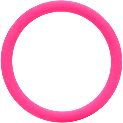 18G 3/8 Pink Matte Cartilage Hinged Segment Ring