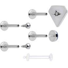 16G 5/16 Officially Licensed Marvel Superman Labret Set of 5