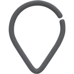 18G 3/8 Grey Matte Teardrop Cartilage Closure Ring