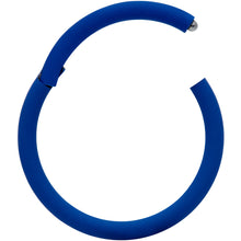 18G 3/8 Blue Matte Cartilage Hinged Segment Ring