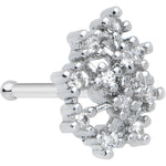 20G 5/16 Clear CZ Gem Constellation Nose Bone