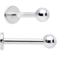 16G 5/16 Clear CZ Gem Flower Butterfly Labret Tragus Set of 3