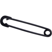14G Black Matte Punk Rock Safety Pin Industrial Barbell 38mm