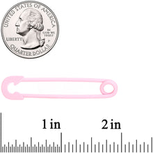 14G Pink Matte Punk Rock Safety Pin Industrial Barbell 38mm