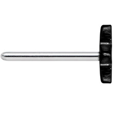 Implant Grade 23 Titanium Black Star Threadless Push In Top