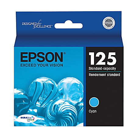 New, Pre-Owned - Epson 125 Cyan Ink Cartridge