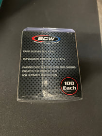 BCW 100-Count Card Sleeve & Toploader Combo Pack