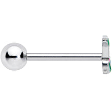 Brilliant Butterfly Barbell Tongue Ring