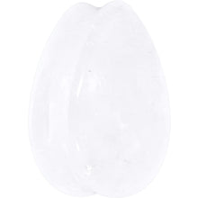 White Cloudy Quartz Drop Saddle Plug Set