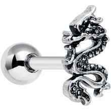 16G 1/4 Regal Medieval Dragon Cartilage Tragus Earring