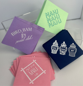 Mah Jong Cocktail Napkins