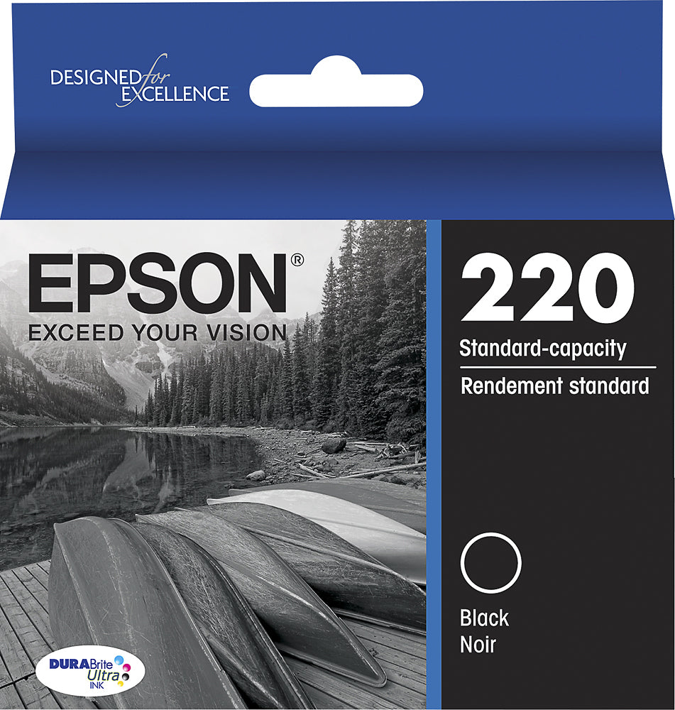 New, Pre-Owned - Epson 220 Standard-capacity Black Ink Cartridge