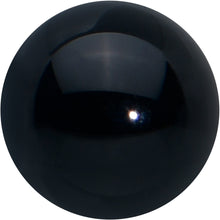 16G 5/16 Elegant Black Agate Internally Threaded Labret Tragus