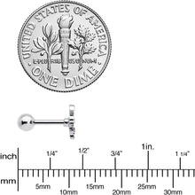 16G 1/4 Witch Hat Ghost Halloween Cartilage Tragus Earring