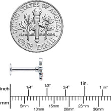 16G 5/16 Witch Hat Ghost Halloween Labret Monroe Tragus