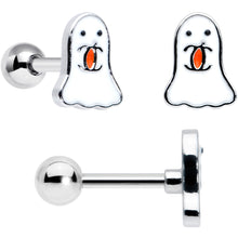 16G 1/4 Ghost Skull Eye Candy Halloween Cartilage Tragus Set of 3