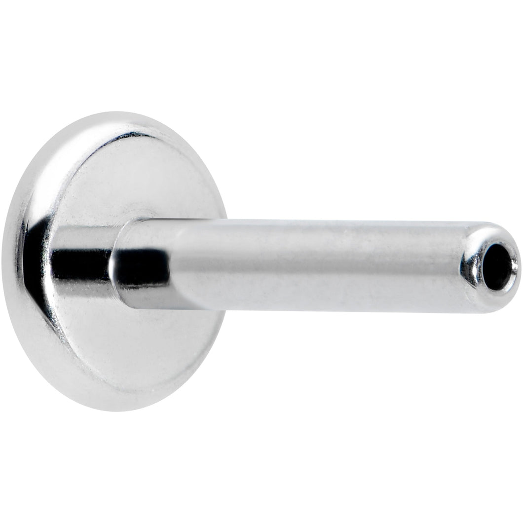 16G 1/4 G23 Titanium Threadless Post Only Labret Tragus