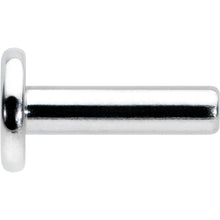 14G 1/4 G23 Titanium Threadless Post Only Labret Monroe Tragus