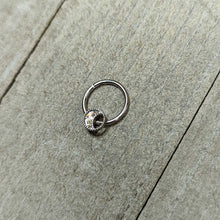 16G 3/8 Iridescent Crescent Moon Hinged Segment Ring