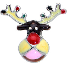 20G 7.5mm Colorful Reindeer Christmas L Shape Nose Ring