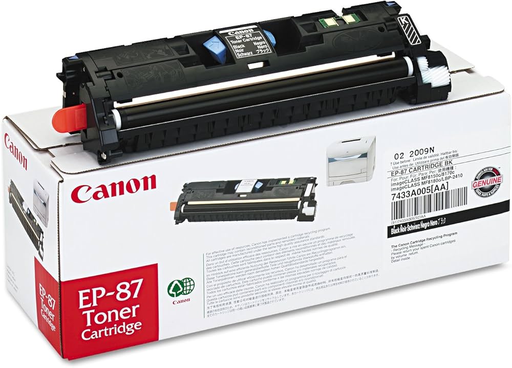 New, Pre-Owned -  New, Pre-Owned - EP-87 High Yield Black Toner Cartridge, 7433A005