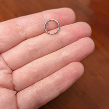 18G 9mm Grade 23 Titanium Bendable Hoop Ring