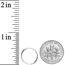 18G 1/2 Grade 23 Titanium Bendable Hoop Ring