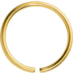 20G 9mm Gold Tone PVD Grade 23 Titanium Bendable Hoop Ring