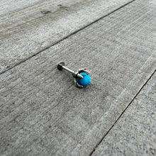 16G 5/16 Blue Turquoise Claw Hand Labret Monroe Tragus