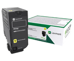 New, Pre-Owned - Lexmark 74C1HY0 High Yield Yellow Toner Cartridge