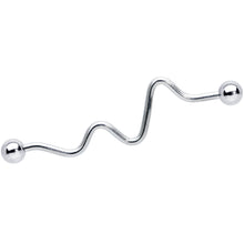 14G Loops Waves Industrial Project Bar 40mm Set of 5